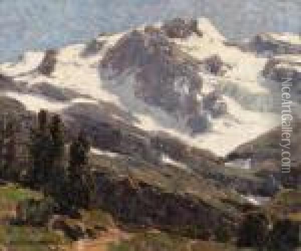 The Sierra Mountains Oil Painting - Edgar Alwin Payne