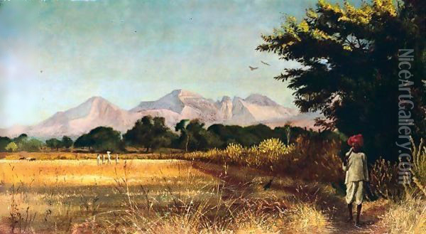 Bar Jadh Ranje, Najsick, Central India Oil Painting - George Howard