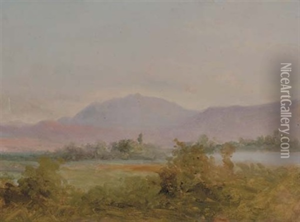 Mexican Mountains Oil Painting - Conrad Wise Chapman