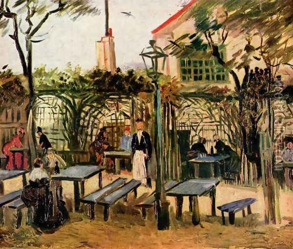 La Guinguette 1886 Oil Painting - Vincent Van Gogh