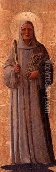 St Bernard Oil Painting - Angelico Fra