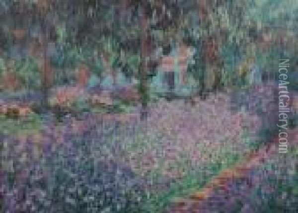 Garden Oil Painting - Claude Oscar Monet