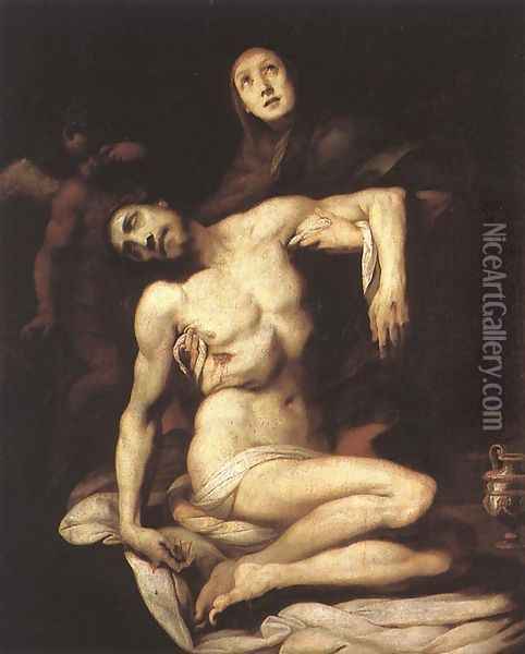 The Pieta 1626 Oil Painting - Daniele Crespi