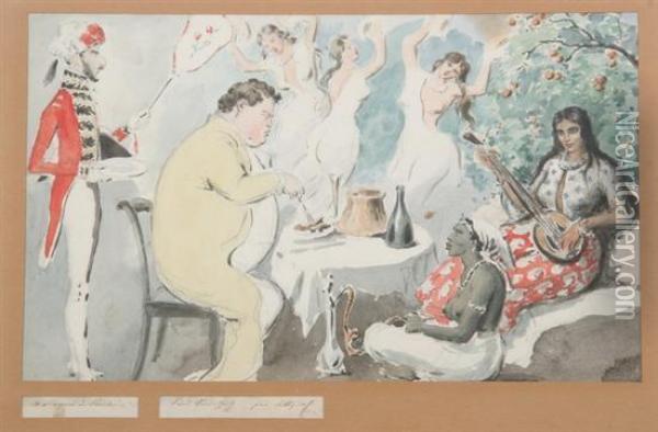 Marquis De Praslin; Paul Niritzoff Oil Painting - Alexis, Prince Soltykoff