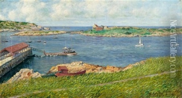 Isles Of Shoals Oil Painting - Harry Finney