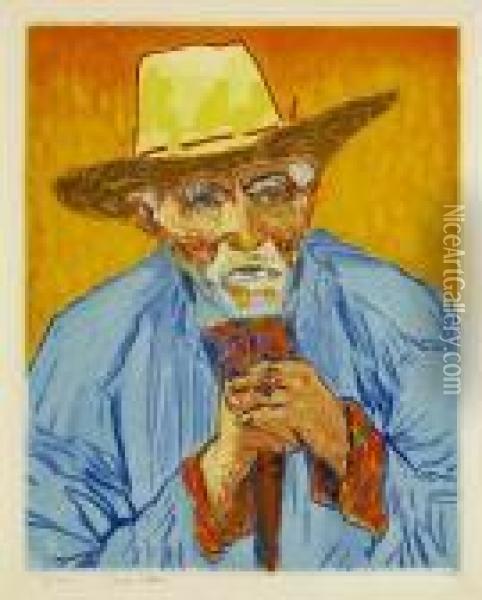 Le Paysan Oil Painting - Vincent Van Gogh