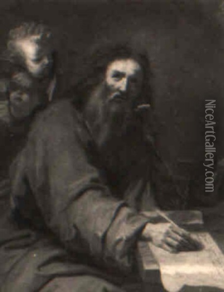 Saint Paul In Meditation Oil Painting - Jean-baptiste Jouvenet