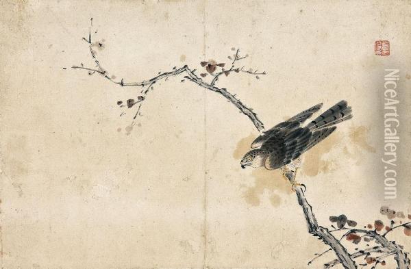 Flowers & Birds Oil Painting - Kim Duk Sin