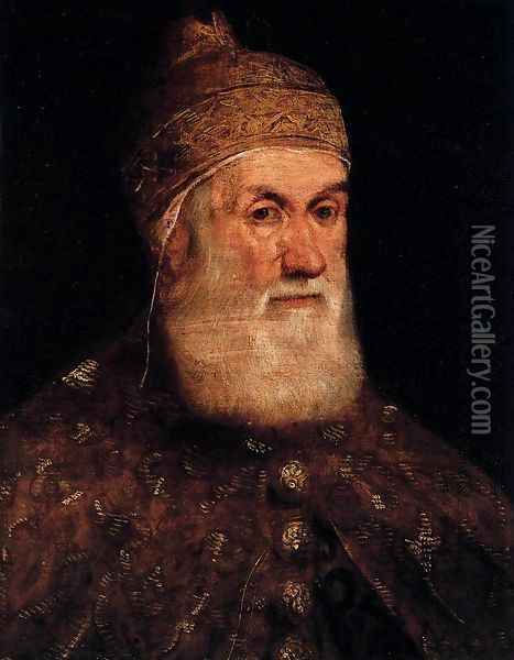 Portrait of Doge Girolamo Priuli 2 Oil Painting - Jacopo Tintoretto (Robusti)