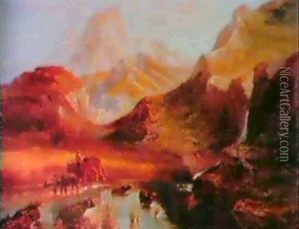California Coast Oil Painting - John (Giovanni) Califano