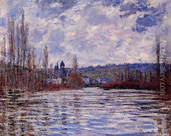 The Flood Of The Seine At Vetheuil Oil Painting - Claude Oscar Monet