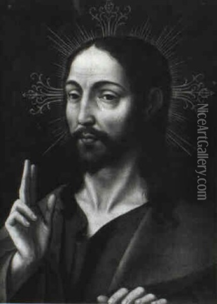 Christ Redempteur Oil Painting - Ambrosius Benson