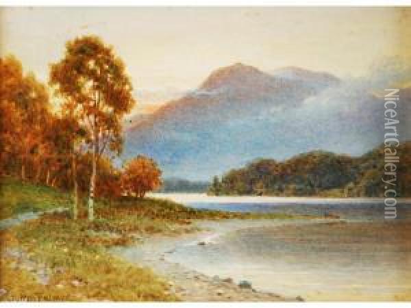 Loch Katrine Oil Painting - Harry Sutton Palmer