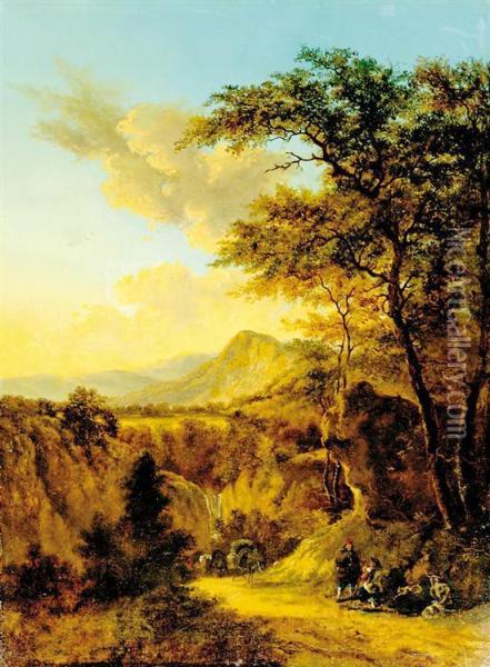 Landscape Oil Painting - John Frederick Kensett