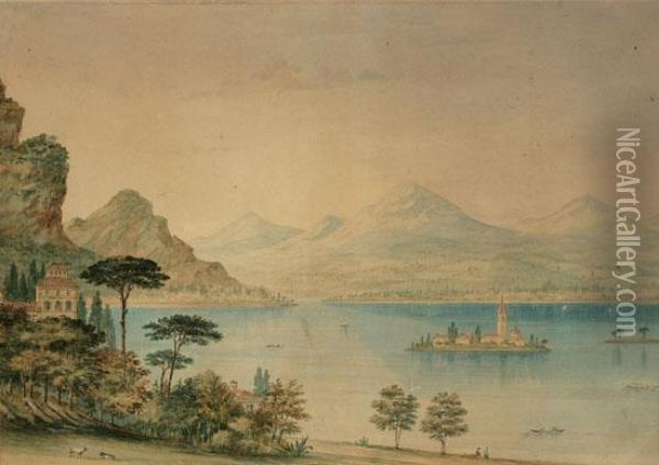 Lago Di Maggiore Oil Painting - Joseph Mallord William Turner