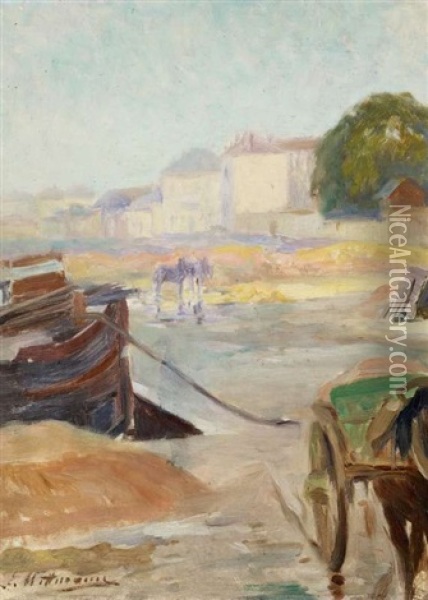 An Der Kuste In Der Normandie Oil Painting - Ernest Wittmann