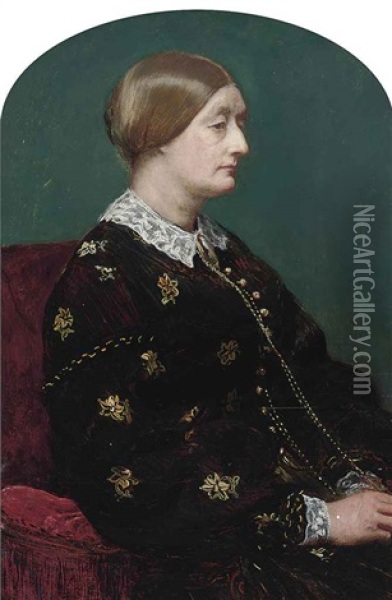 Mrs. Charles Freeman Oil Painting - John Everett Millais