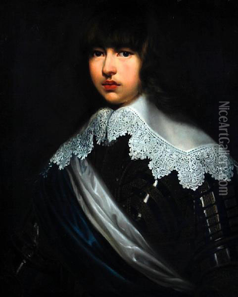 Portrait Of King Charles Ii As A Child Oil Painting - Sir Anthony Van Dyck