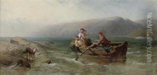 Returning Home, Connemara Oil Painting - James John Hill