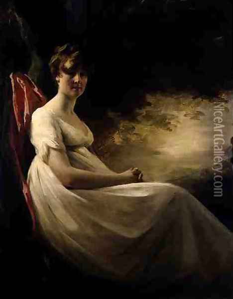 Mrs Simpson Oil Painting - Sir Henry Raeburn