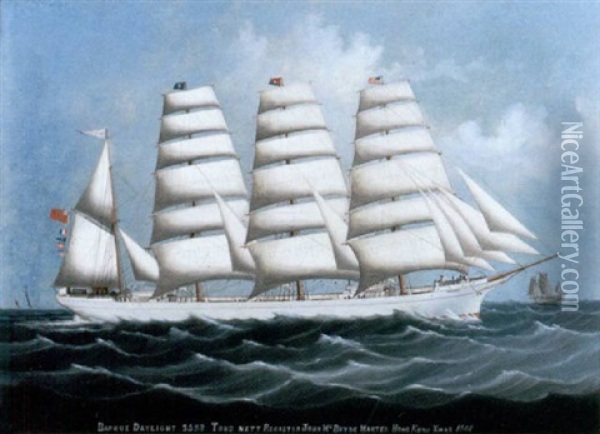 Portrait Of The British Barque 