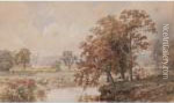Autumn Landscape Oil Painting - Jasper Francis Cropsey