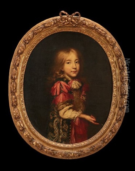Portrait Of A Court Youth Oil Painting - Pierre Mignard the Elder