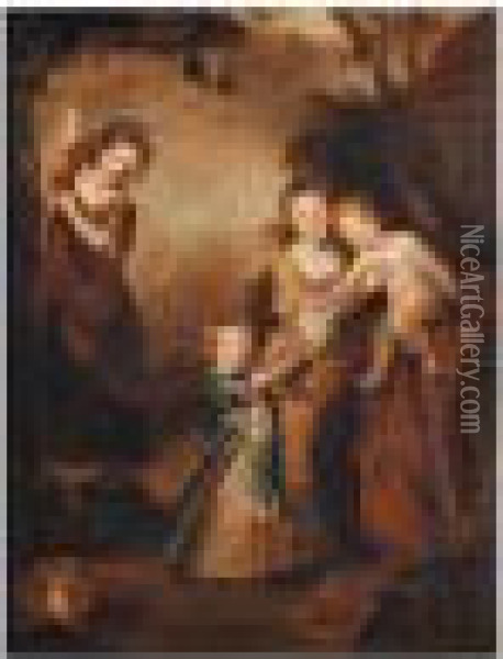 The Penn Family Oil Painting - Sir Joshua Reynolds