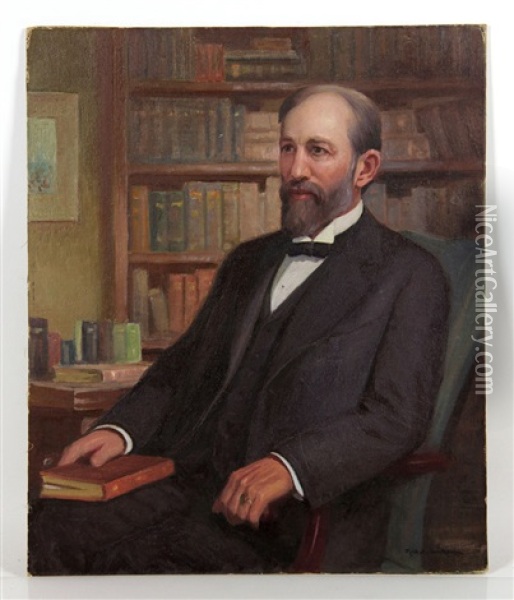 Portrait Of Mr. Gere Oil Painting - Robert Alexander Graham