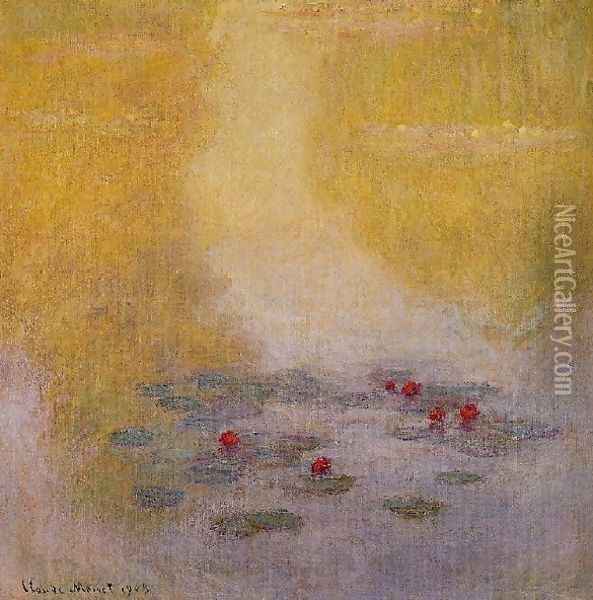 Water Lilies7 Oil Painting - Claude Oscar Monet