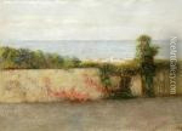 Paesaggio Marino Oil Painting - Adolfo Tommasi