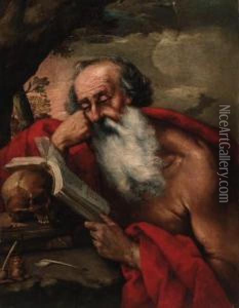 Saint Jerome Oil Painting - Juan De Valdes Leal