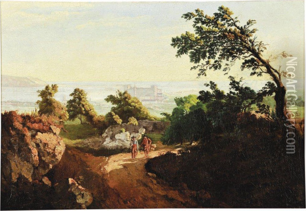 Vista De Lisboa Oil Painting - Isaias Newton