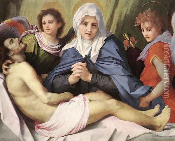 Lamentation of Christ 1520 Oil Painting - Andrea Del Sarto