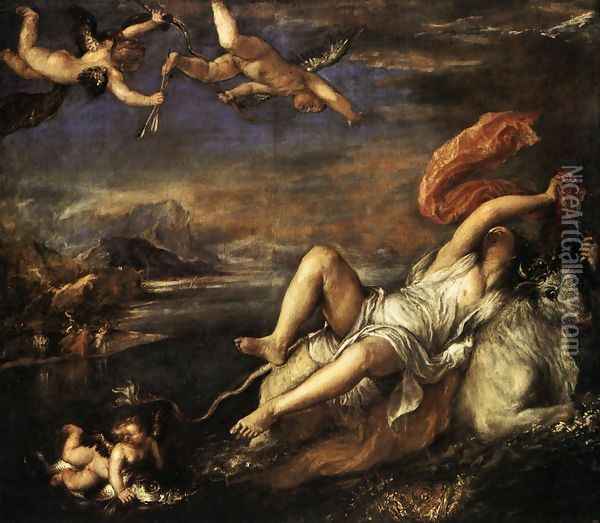 Rape of Europa 1559-62 Oil Painting - Tiziano Vecellio (Titian)