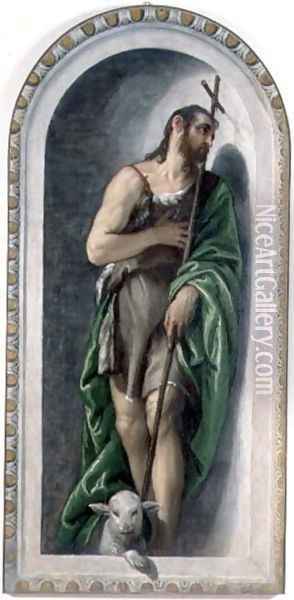St. John the Baptist, 1560 Oil Painting - Paolo Veronese (Caliari)