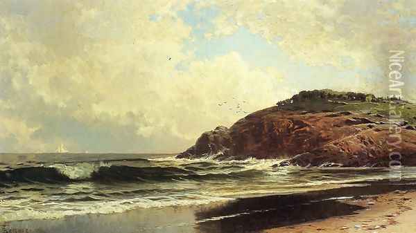 Light Winds Oil Painting - Alfred Thompson Bricher