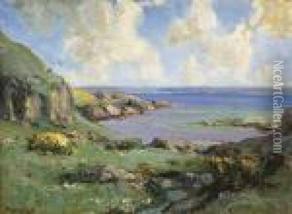 Coastal Landscape Oil Painting - James Humbert Craig