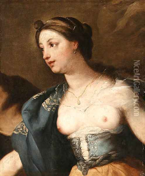 A Warrior Queen Oil Painting - Luca Giordano