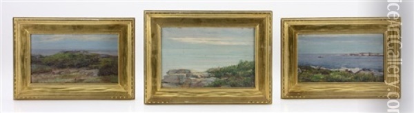 Three Seascapes Oil Painting - Albert Henry Munsell