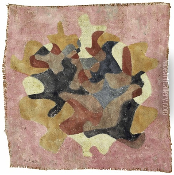 Herbstblatter Straus Oil Painting - Paul Klee