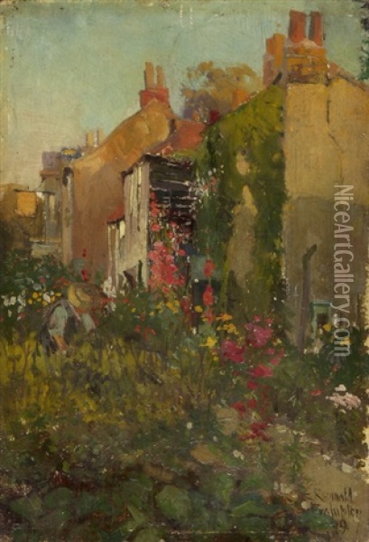 Fruhlingsgarten Oil Painting - Edward Reginald Frampton