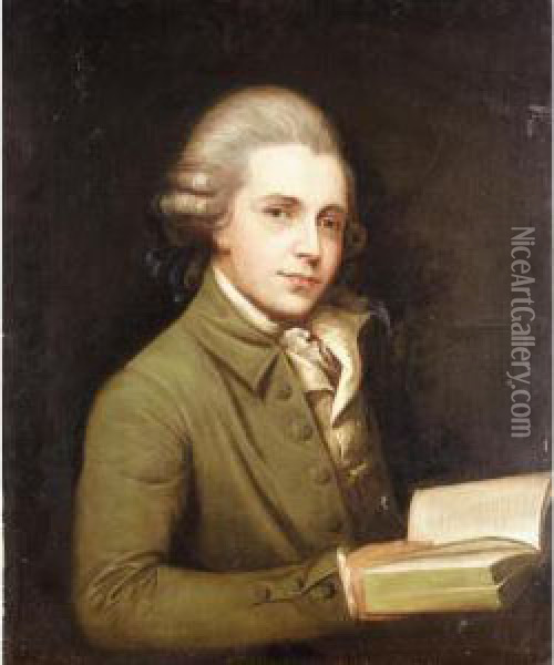 Portrait Of Mr John Jaffray Oil Painting - Thomas Beach