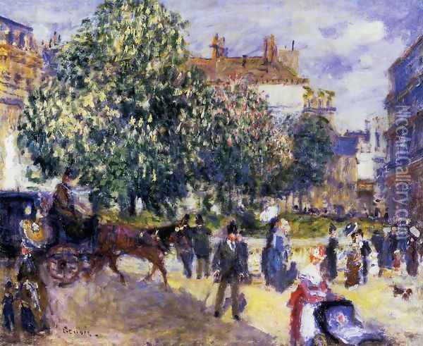 Place De La Trinite Paris 2 Oil Painting - Pierre Auguste Renoir