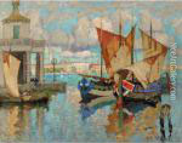 Venice Oil Painting - Konstantin Ivanovich Gorbatov