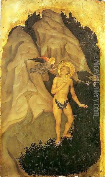 Temptation of Saint Benedict Oil Painting - Niccolo Di Pietro