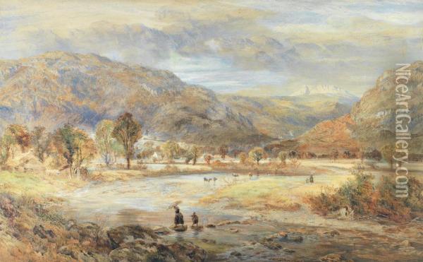 The Valley Of The Lugvoy Oil Painting - Joseph Charles Reed