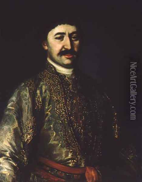 Portrait of Prince Garsevan Chavchavadze Oil Painting - Anonymous Artist