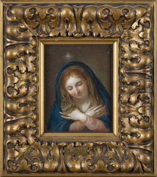 Vergine Orante Oil Painting - Tommaso Conca