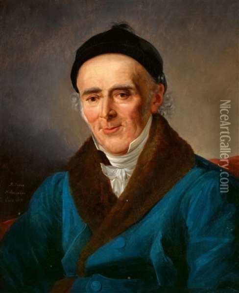 Bildnis Samuel Hahnemann Oil Painting - Marie d'Hervilly